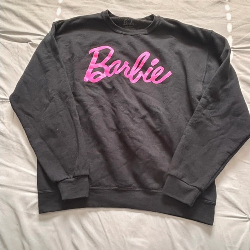 Oversized Black Barbie Sweatshirt